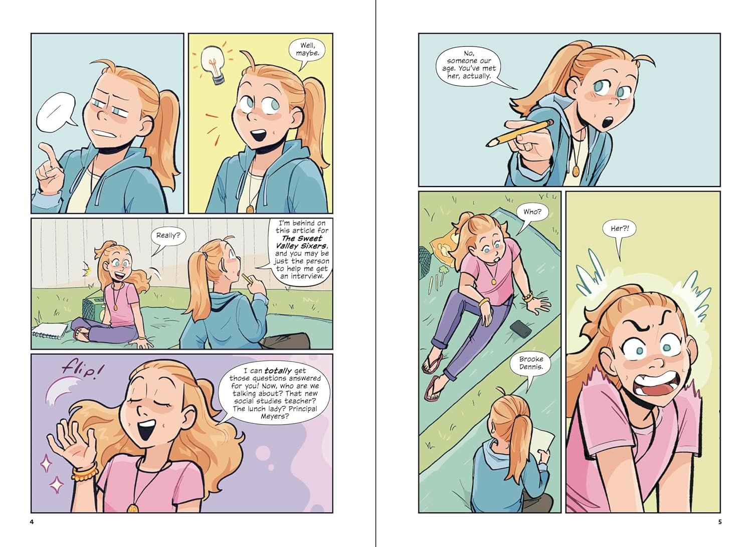 Sweet Valley Twins: the New Girl: (A Graphic Novel) image number 1
