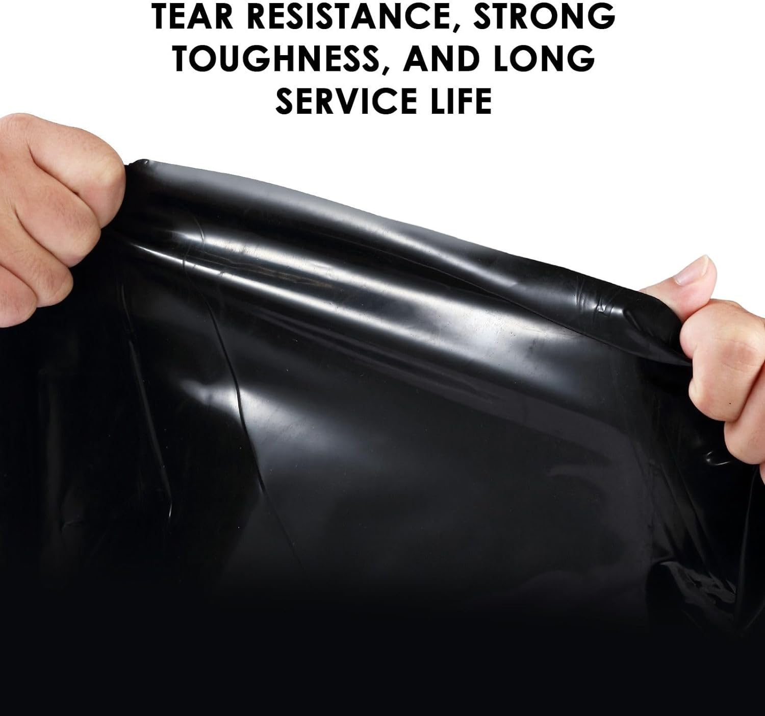 6X5M Pond Liner HDPE Fish Waterfall Water Garden Koi Pool Skin Pad Black Fountain Landscaping Reservoir Heavy Duty 0.2Mm image number 6