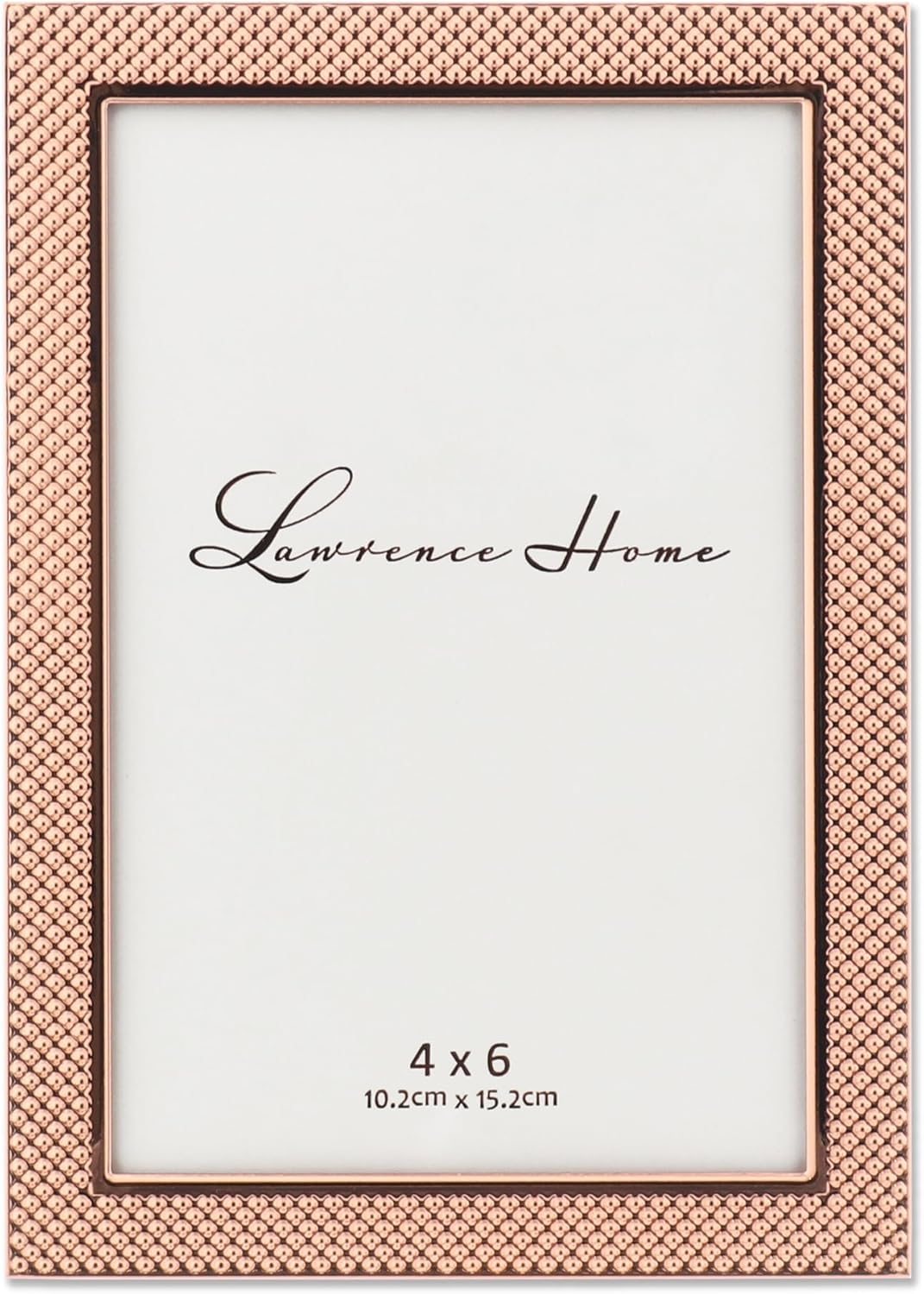 Lawrence Frames 5"W X 7"H Fawn Pin Dot Pattern Copper Picture Frame (702557) image number 2