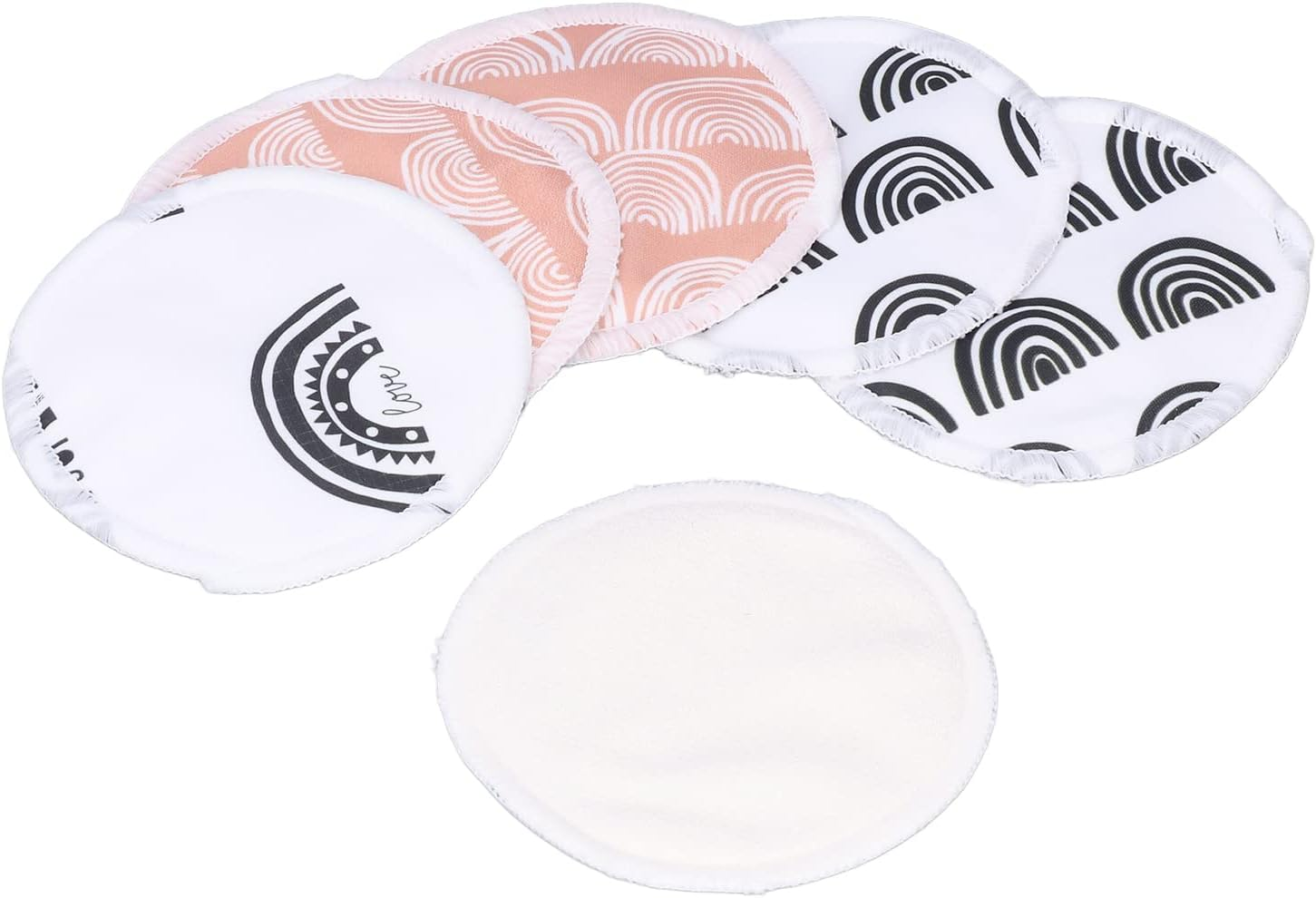 Breastfeeding Nipple Pad, Nursing Breast Pads Skin Friendly Reusable with Wash Bag for Daily Use image number 4