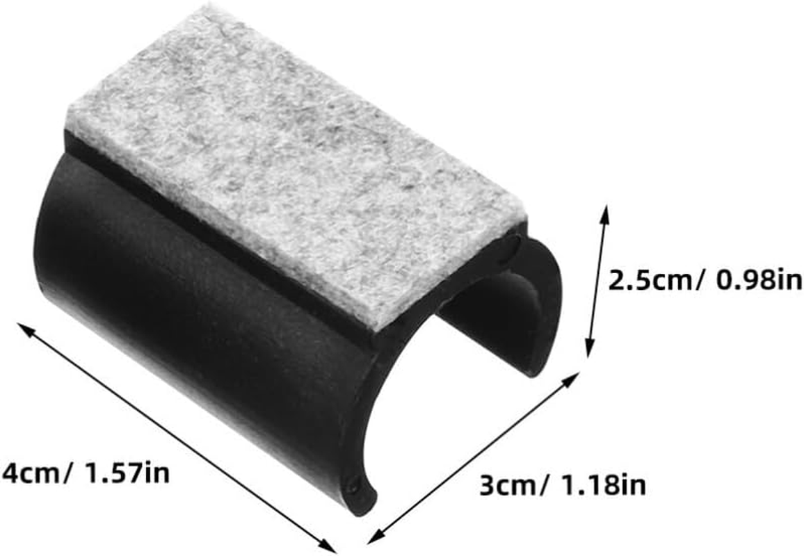 10Pcs U-Shaped Furniture Pads Felt Feet for Chairs Non-Slip Floor Protectors for Hardwood Noise-Reducing Anti-Movement Glides for Sleds Various Furniture image number 1