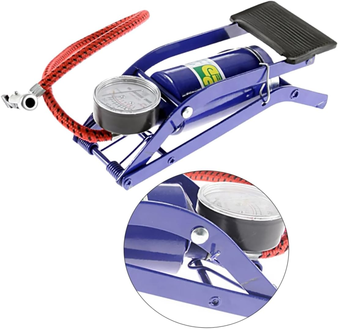 FELTECHELECTR 1Pc Foot Pump for Car Tire Bike Pump Tire Floor Pump Pumps Inflator Tire Foot Pump image number 1