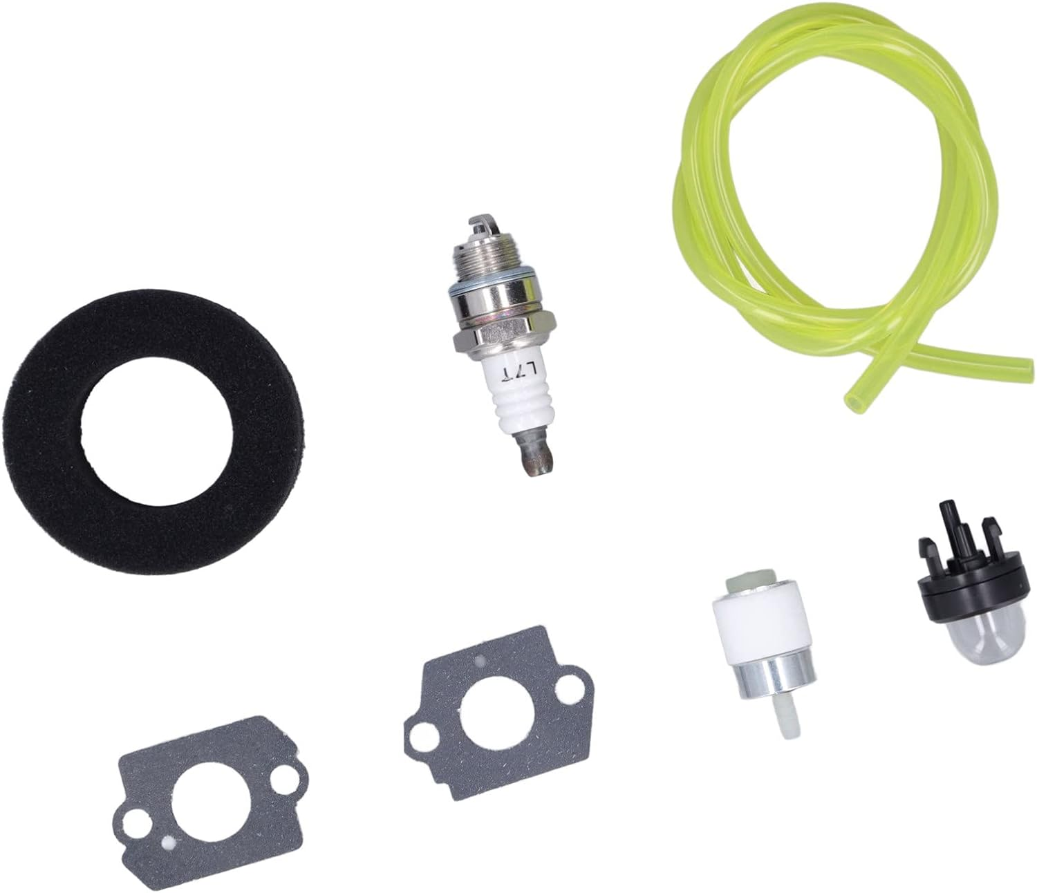 Trimmer Tune up Kit for Bolens BL410 BL100 BL150 BL250, Engine Maintenance Set with Air Filter, Fuel Line, Bulb, Spark Plug, Carburetor Gaskets image number 4