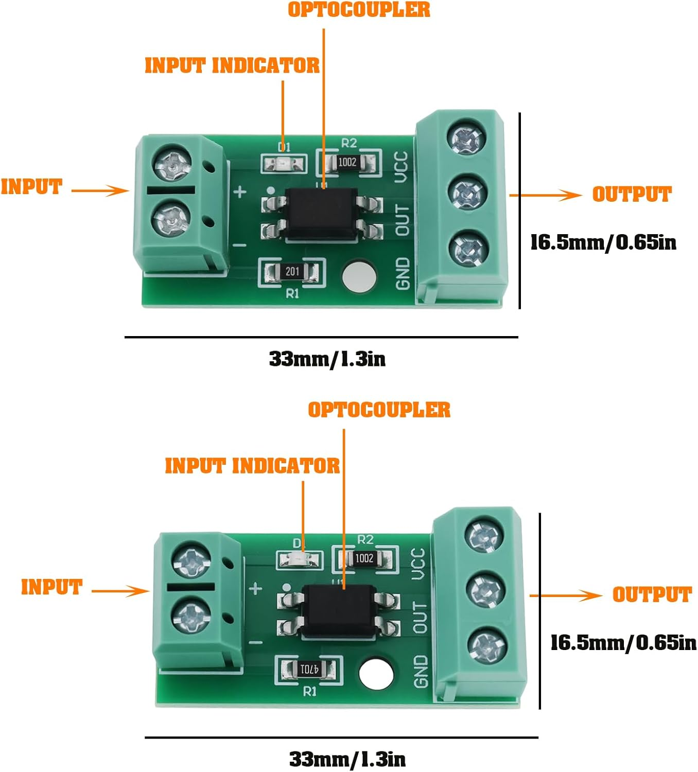 SING F LTD 4X 1-Channel PC817 Optocoupler Isolation Module (12V) Suitable for Photoelectric Isolator Signal Ssolation and Anti-Interference image number 2