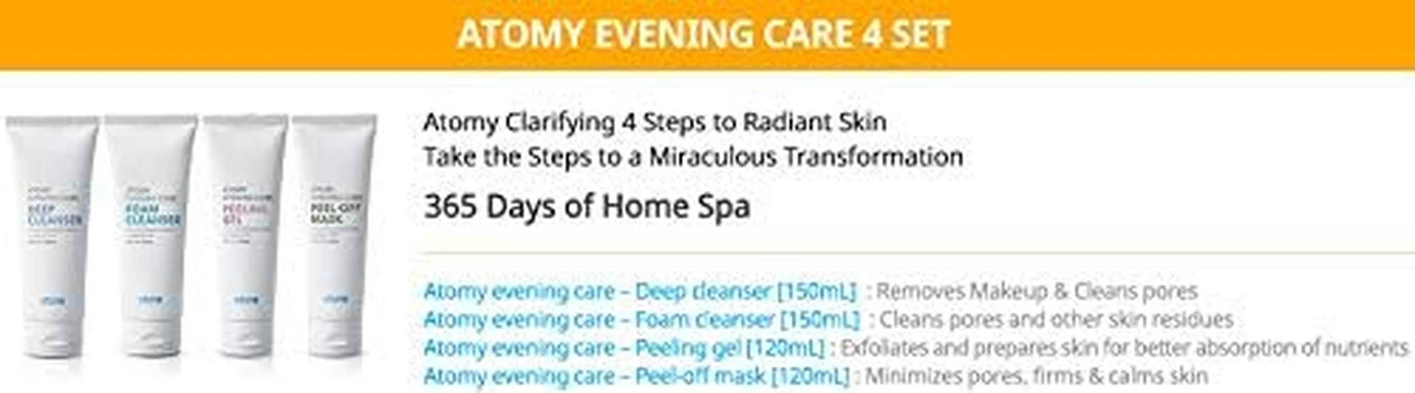Atomy Evening Care 4 Set image number 2