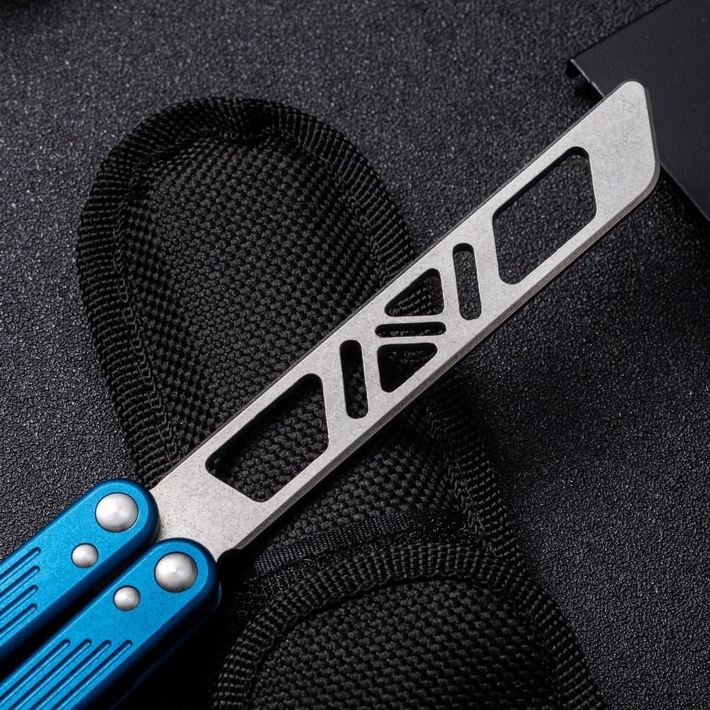 KEEDAS Integrated Forging Bushing System, Aluminum Integral Channel Handle, Excellent Grip, Pretty Solid, Best Balance and Inertia, Great for Beginners (Blue) - Black image number 4