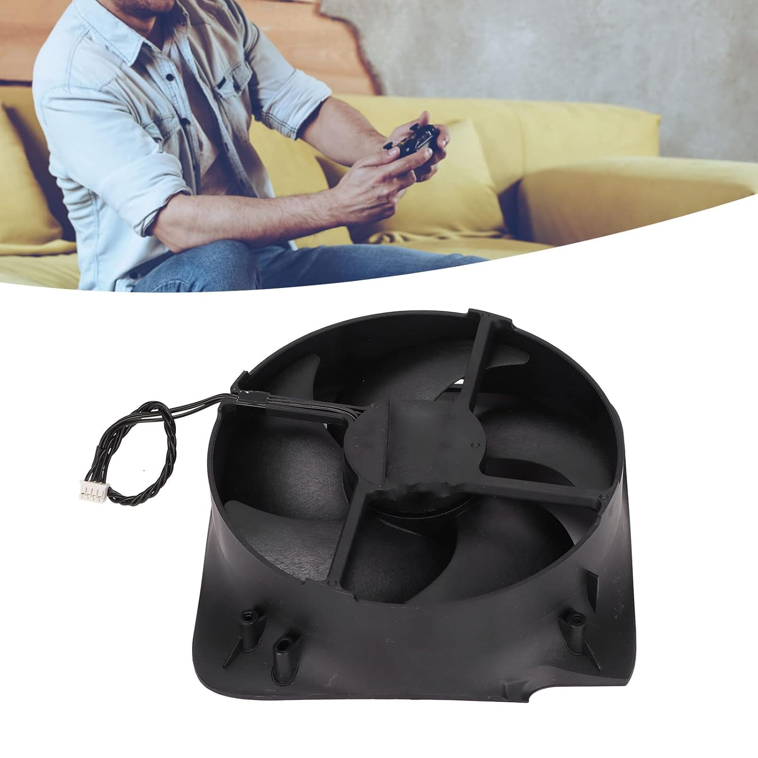 Portable Internal Cooling Fan Replacement for Next-Gen Gaming Consoles - Fast Heat Dissipation, Ultra Quiet Operation, Enhanced Cooling Performance image number 2