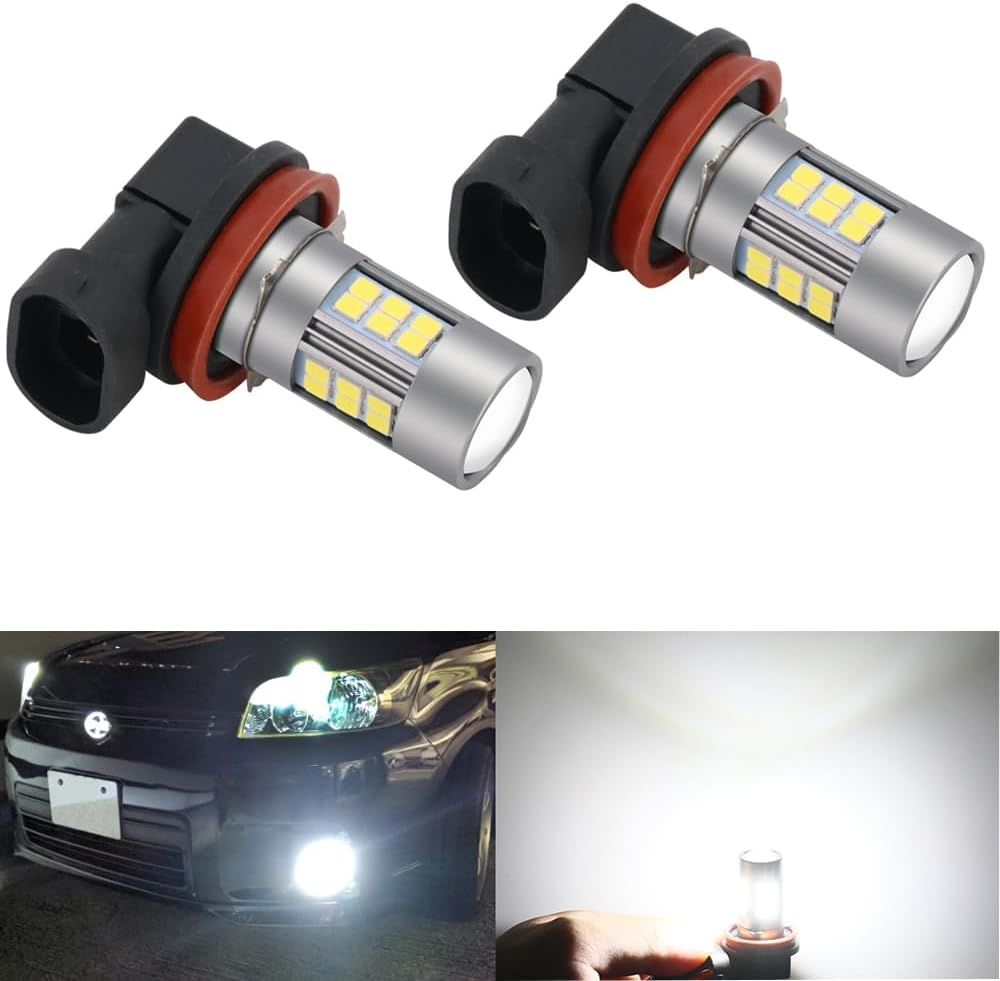 Blyilyb H11/H8 5800K Daily White High Brightness LED Fog or DRL Lamps Replacement for Cars (Pack of 2) image number 5