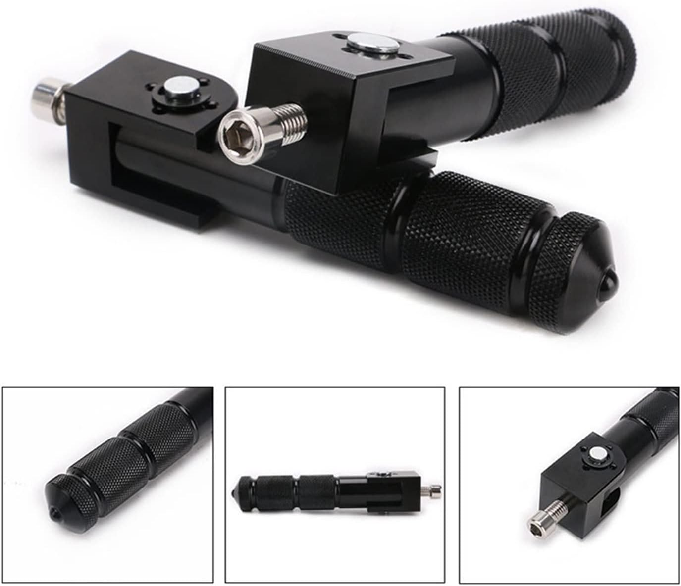 Universal Motorcycle Motor Bike Folding Footrests Footpegs Foot Rests Pegs Rear Pedals Set Aluminum Motorcycle Part M8 image number 2