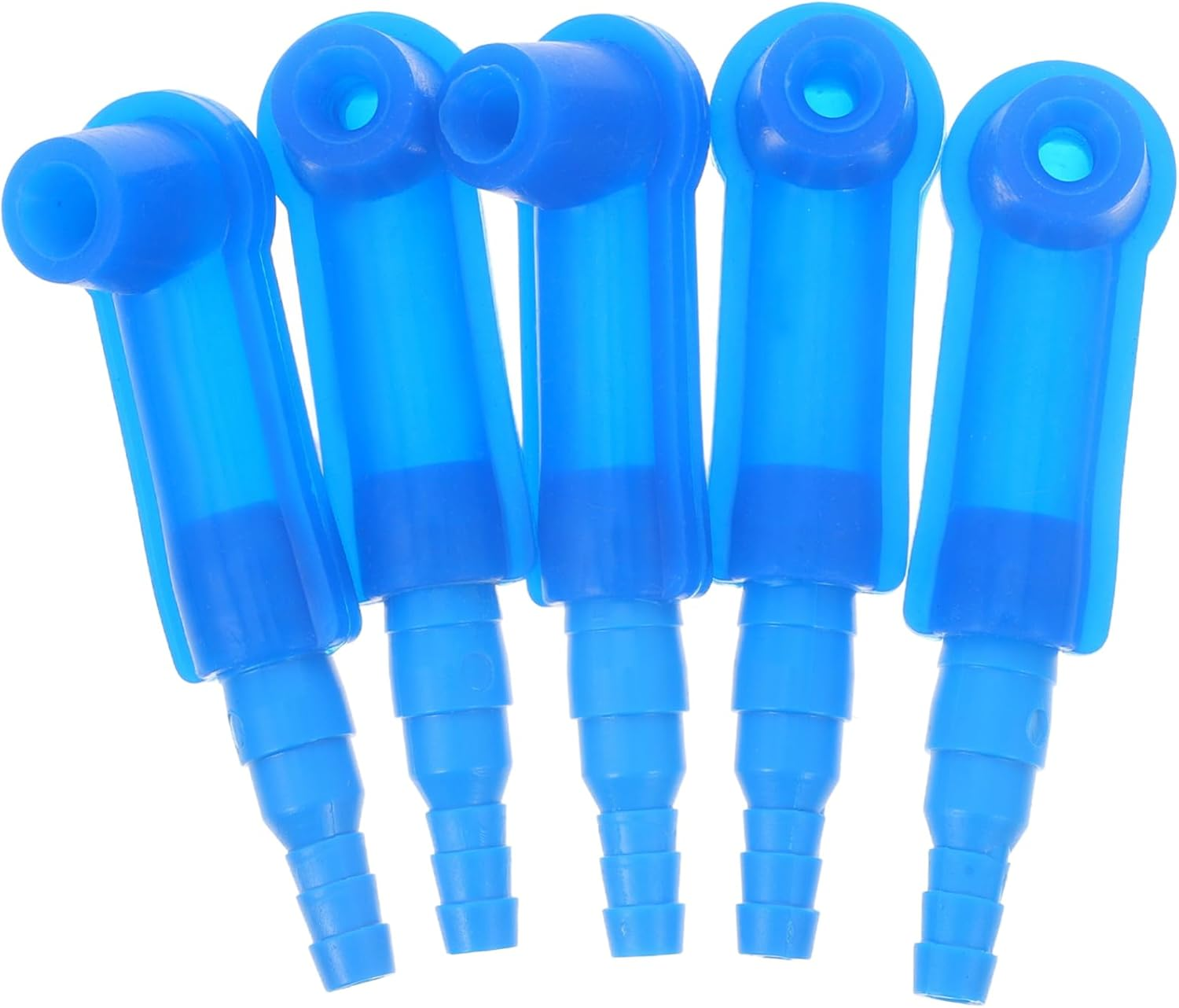 SWOOMEY 5Pcs Brake Fluid Bleeder Connector for Automotive Vehicles Sturdy Plastic Easy Installation image number 4