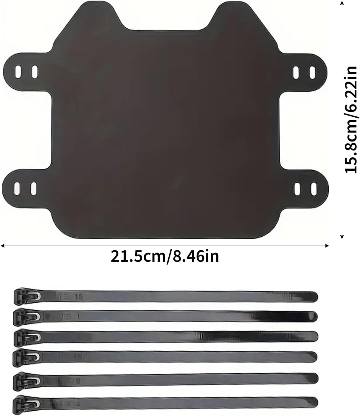 MAEZOE Motorcycle Front Number Plate Electric Bike-Number Plate Motorcycle Plate ABS Plastic Front License Plate for Surron/Light Bee/Sur-Ron S/X image number 5