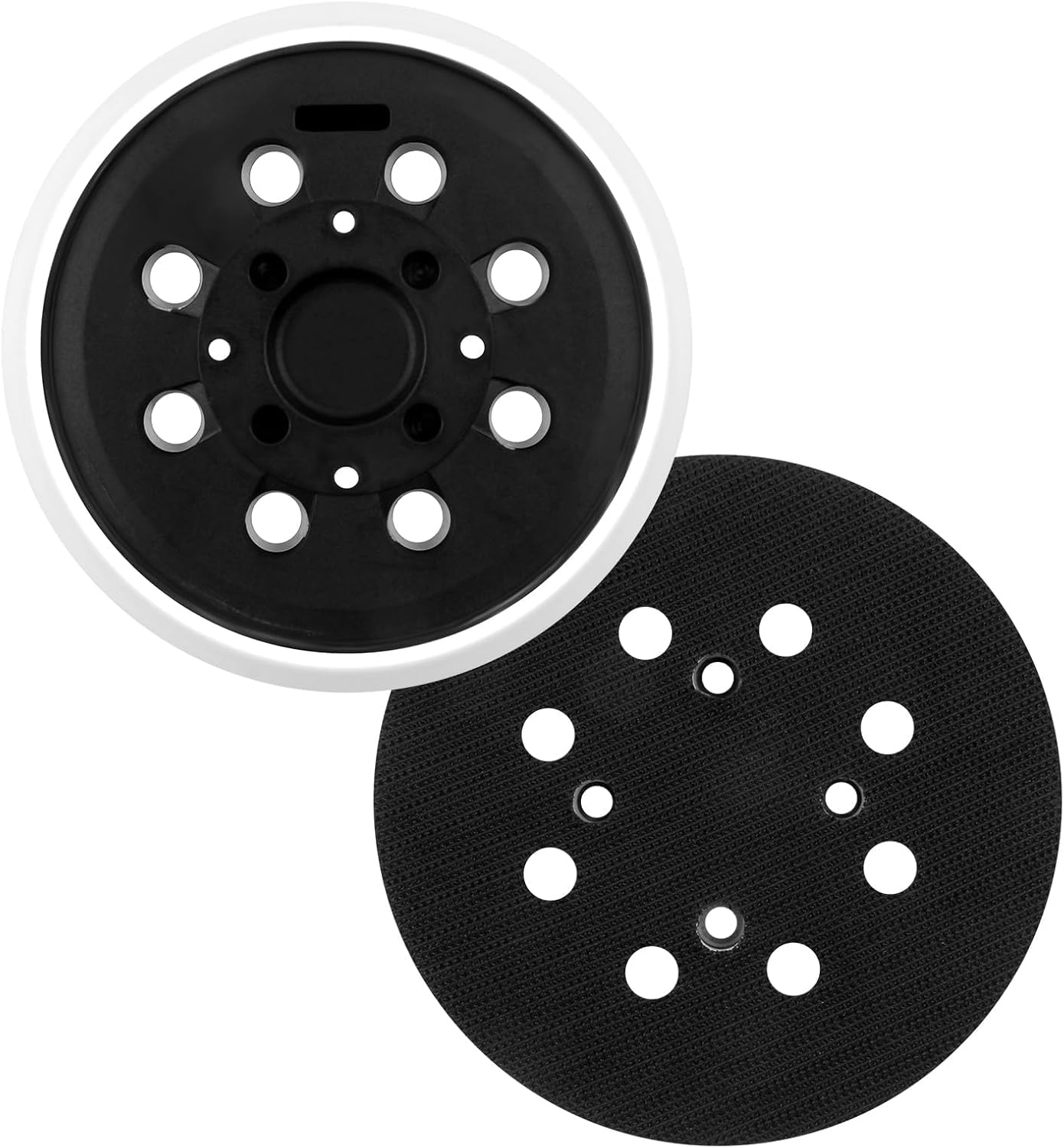 5 Inch 8 Hole Sander Backing Pad for Bosch PEX 300/400 AE 4000AE Advancedorbit 18, 125Mm Replacement Random Orbit Sanding Interface Pad, Hook and Loop Sanding Discs for Smooth Finishing image number 3