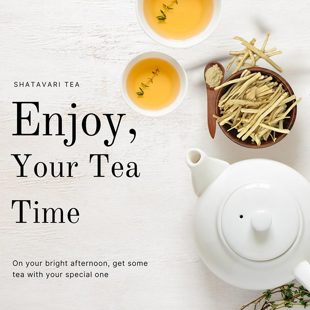 Shatavari Root Tea Cut 100 G | Cut & Sifted for Herbal Tea | Organic Asparagus Racemosus from India| Premium Naturally Dried Shatavari Root (Shatavri, Satawar) by Hebhac Herbals