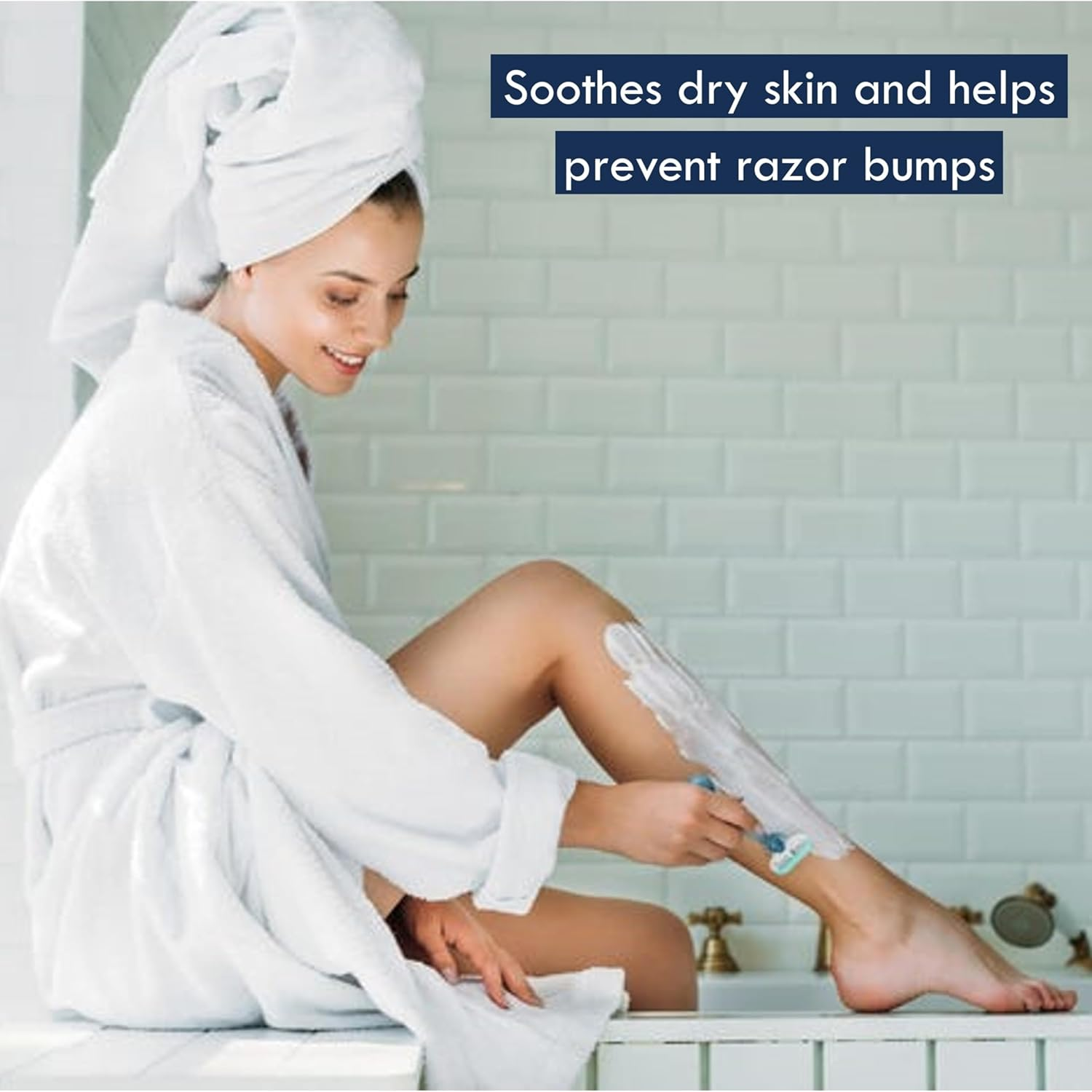 Aveeno Shave Gel with Natural Soy Therapeutic 7 Ounce image number 3