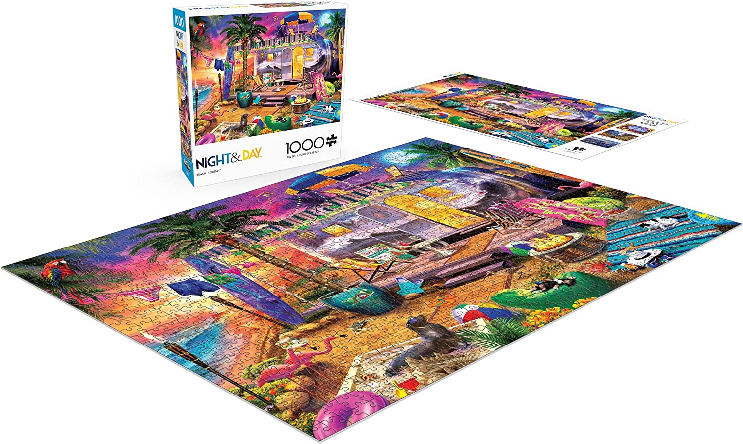 Buffalo Games - Beach Holiday - 1000 Piece Jigsaw Puzzle image number 2