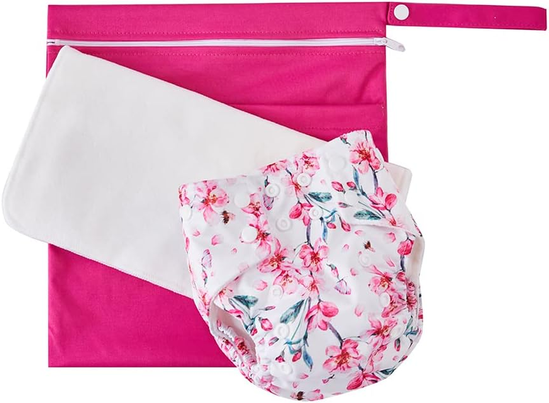 Big Softies Blosum Reusable Nappy and Wet Bag Bundle image number 4
