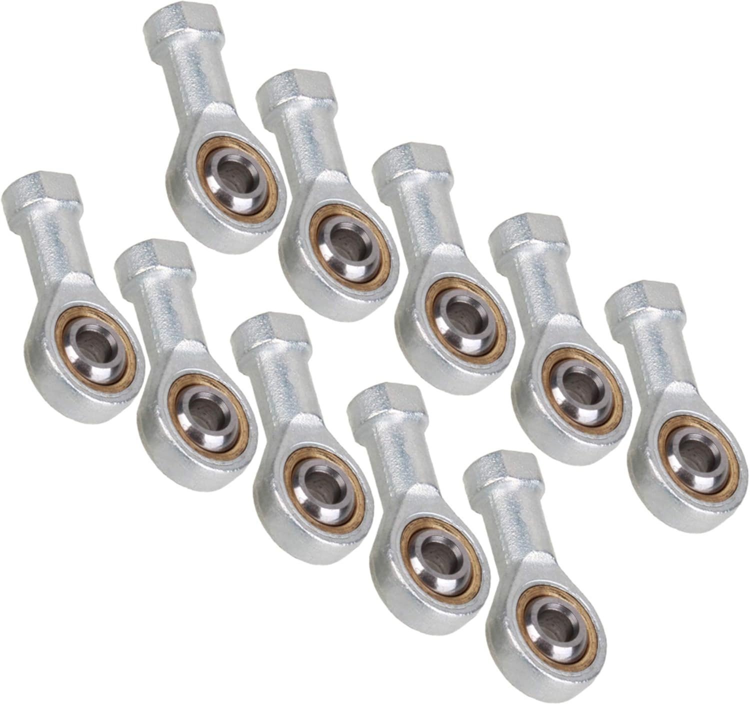 10 Pcs 6Mm Female Metric Threaded Rod End Joint Bearing High Precision