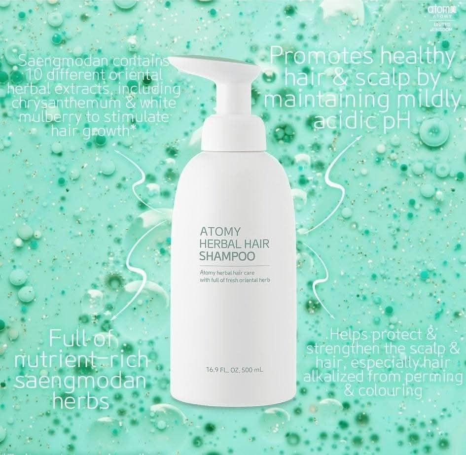 ATOMY Atom Beauty Atomi Vegetable Shampoo Atom Beauty Atomi 稙物 Shampoo 500Ml image number 1