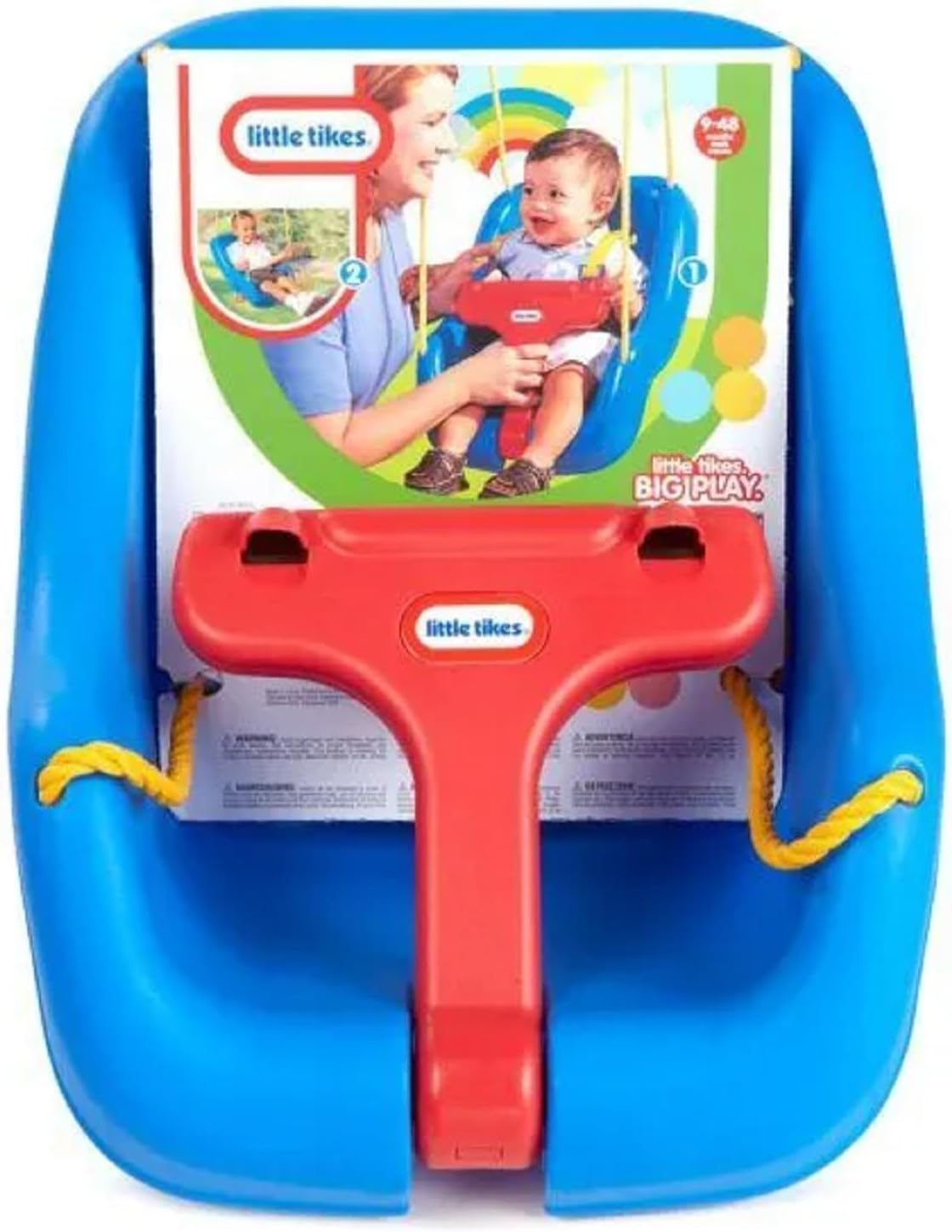 Little Tikes 2-In-1 Snug 'N Secure Swing, Blue image number 4