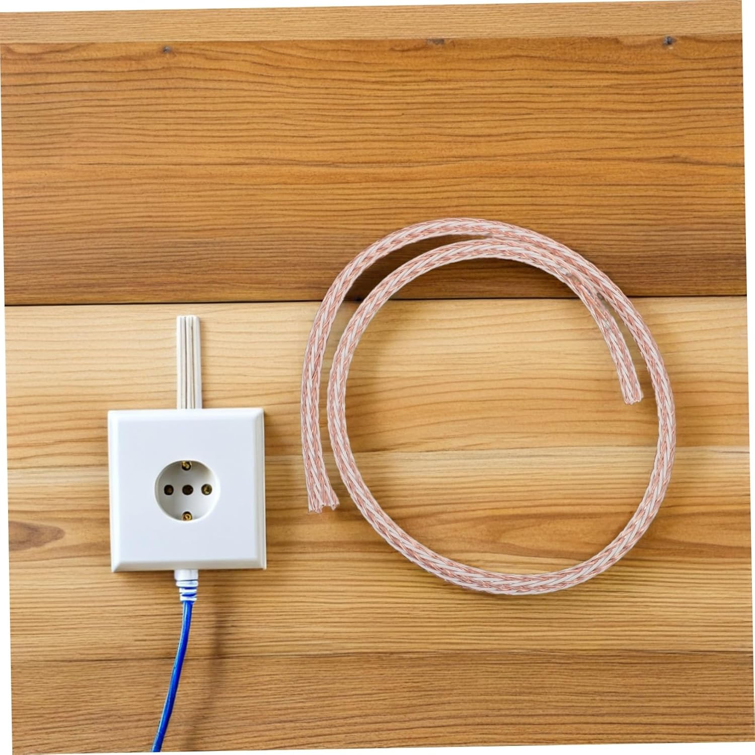 KONTONTY Pure Single Crystal Copper Speaker Wire Flexible Stereo Sound System Cable for Automotive Trailer Home Theater Amplifier Connection Noise High Fidelity Audio Transmission