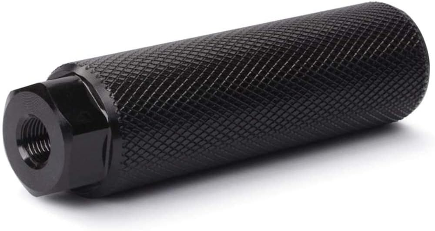 Spacesea 4Pcs Bike Pegs, Aluminum Alloy Anti-Skid Lead Foot Bicycle Pedals, BMX Pegs for Cycling Rear Stunt on 3/8 Inch Axles image number 5