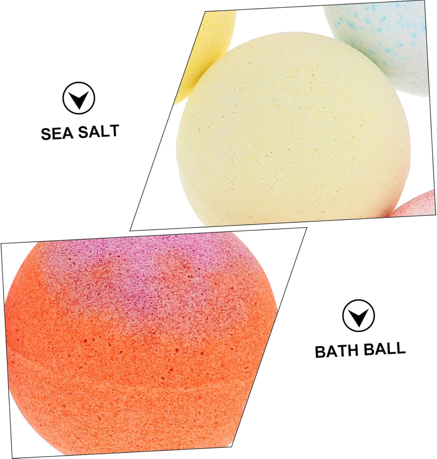 Ipetboom 9Pcs Essential Oil Set 60G Moisturizing Bathing Balls for Relaxation and Stress Relief Handmade Women Mothers and Special Occasions image number 2