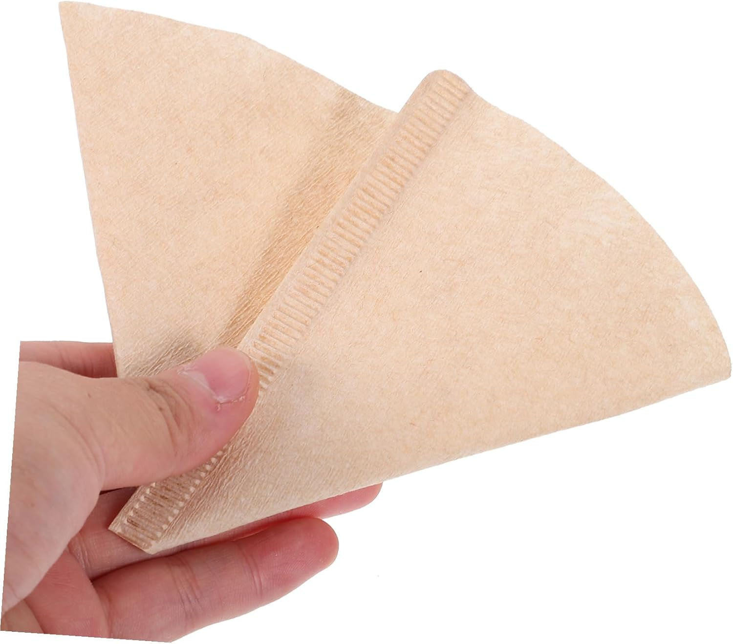 Gadpiparty 40Pcs Unbleached Paper Filters for Espresso Filter Paper Pads Compatible Drip Coffee Machines and Hand Brewing image number 5