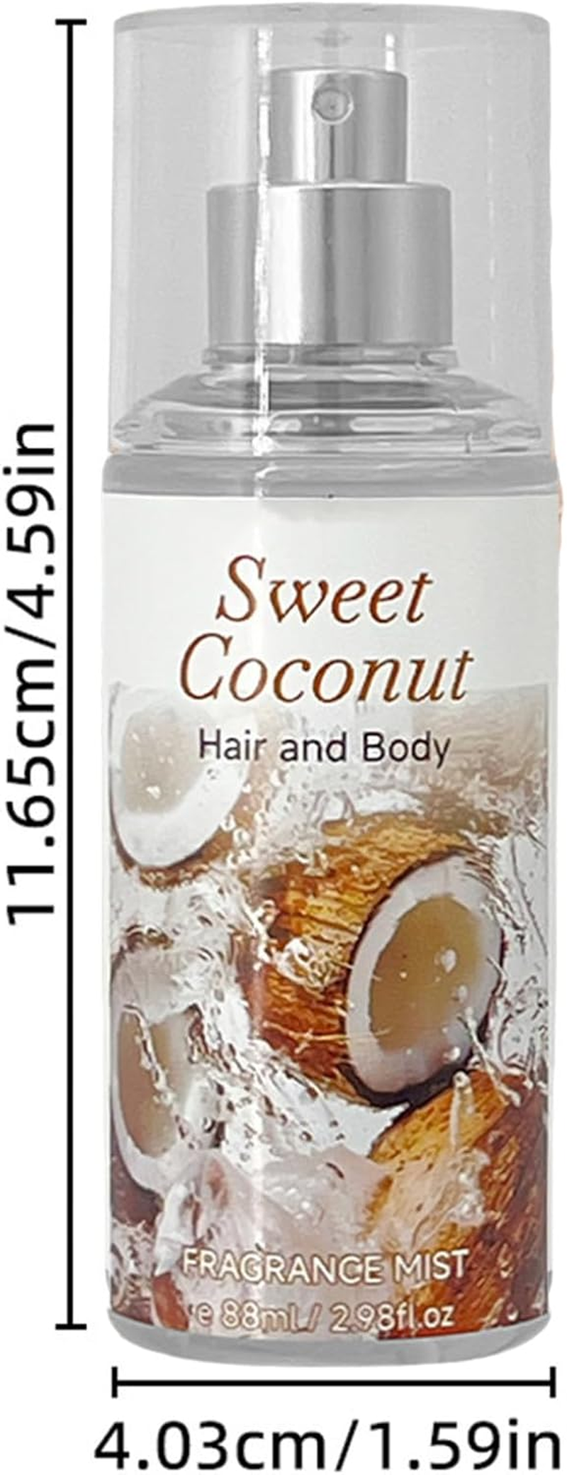 Aislor Daily Fragrance Mist for Women Alcohol Free Perfume Spray Long Lasting Fresh and Elegant Scent for Work or Evening Sweet Coconut One Size - Rose image number 3