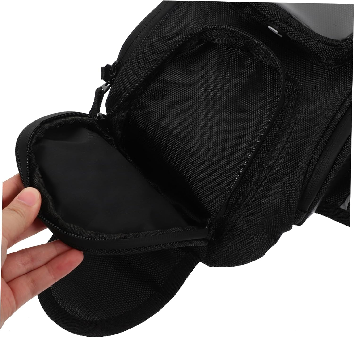 JECOMPRIS Motorcycle Tank Bag Magnetic Lock Portable Storage Bag for Motorbike Waterproof Backpack image number 1