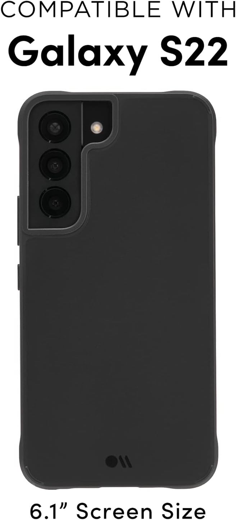 Case-Mate Samsung Galaxy S22 Case Black - 10Ft Drop Protection with Wireless Charging - Tough Series Case Cover for Samsung S22 - anti Scratch Technology with Shock Absorbing Materials, Lightweight - Multicolor image number 4