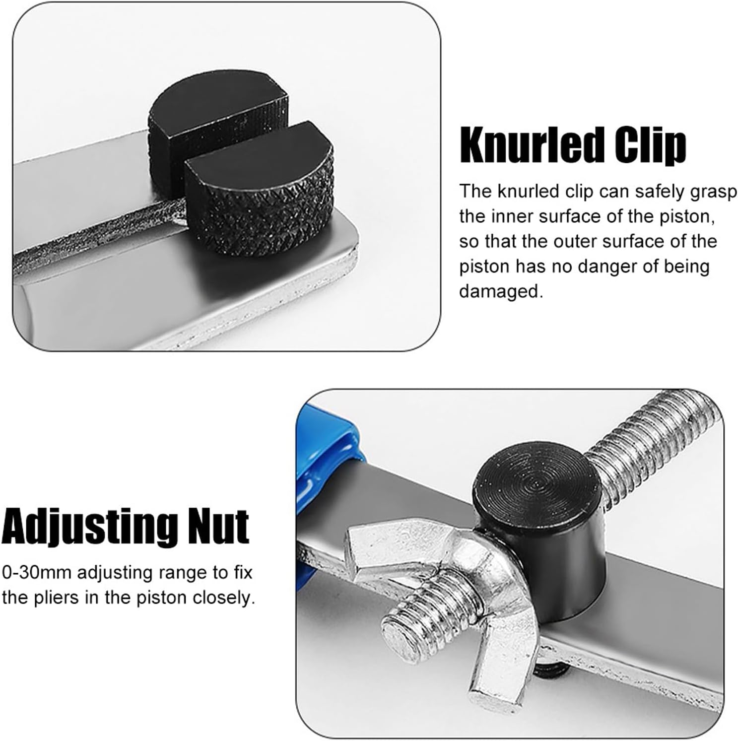 Motorcycle Brake Piston Removal Plier,Brake Caliper Piston Remover Motorbike Repair Tools, 0.6‑1.6In Diameter Ergonomic Pliers Hand Tool for Motorbike image number 5