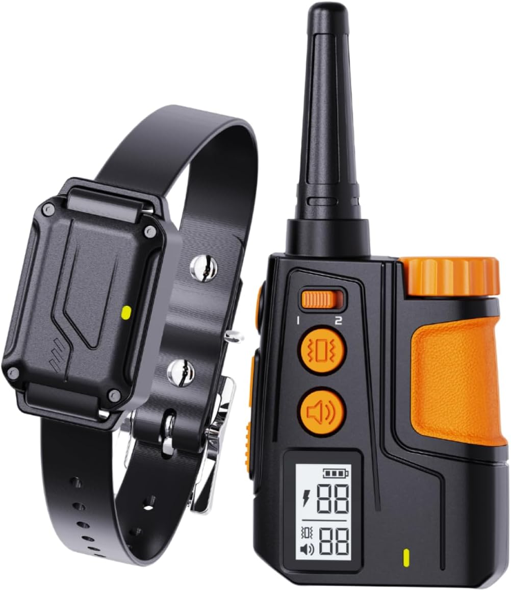 Anti Bark Collar for Dog Training: Barktec Bark Collars with Remote Control 2000Ft 3 Modes Beep Vibration Shock Dual Channel Waterproof Rechargeable Adjustable for Large Medium Small All Dogs image number 6