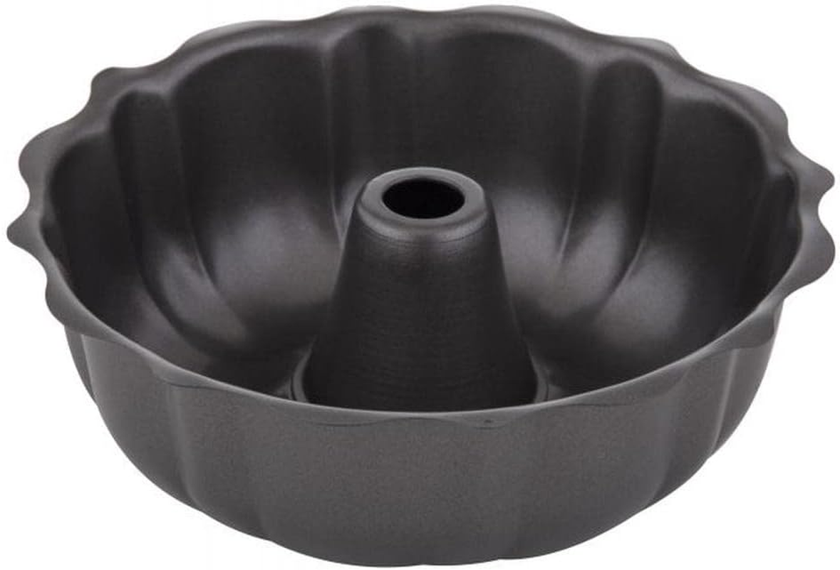 MASTERPRO MPHB18 Fluted Ringcake Pan, Carbon Steel/Black image number 3