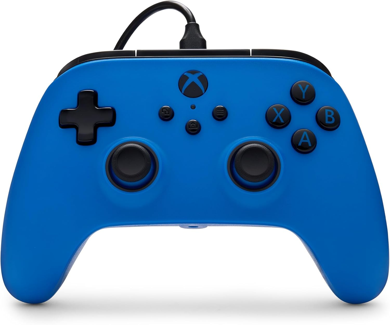Powera Symmetric Wired Controller for Xbox Series X|S - Blue, Officially Licensed, Inline Thumbstick Layout, Windows 10/11 Compatible, Dual Rumble Motors, Impulse Triggers, 3.5 Mm Audio Jack