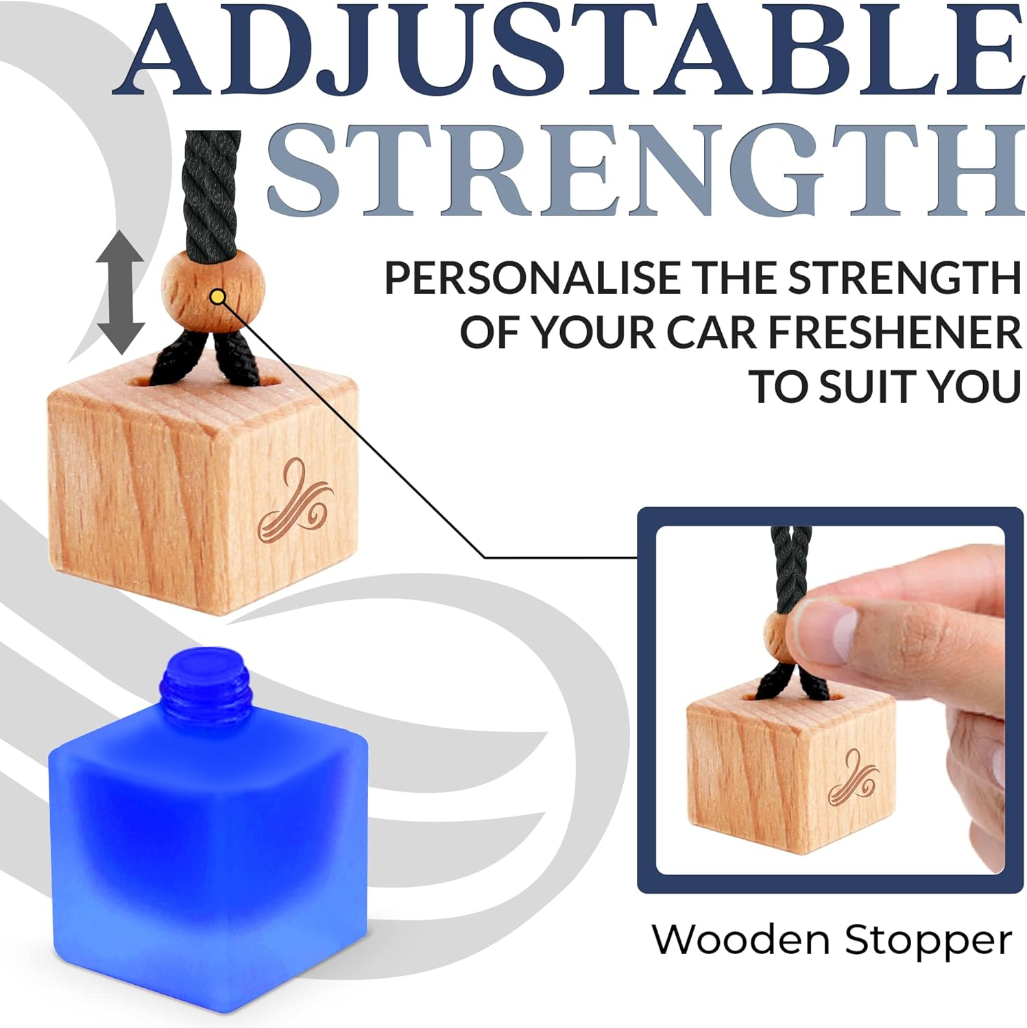 Savage Car Air Freshener for Men with Vent Clip | Car Scents Air Freshener with Sauvage Fragrance | Strong Car Perfume Air Freshener | Odour Eliminating Car Air Fresheners by Perfa, Blue