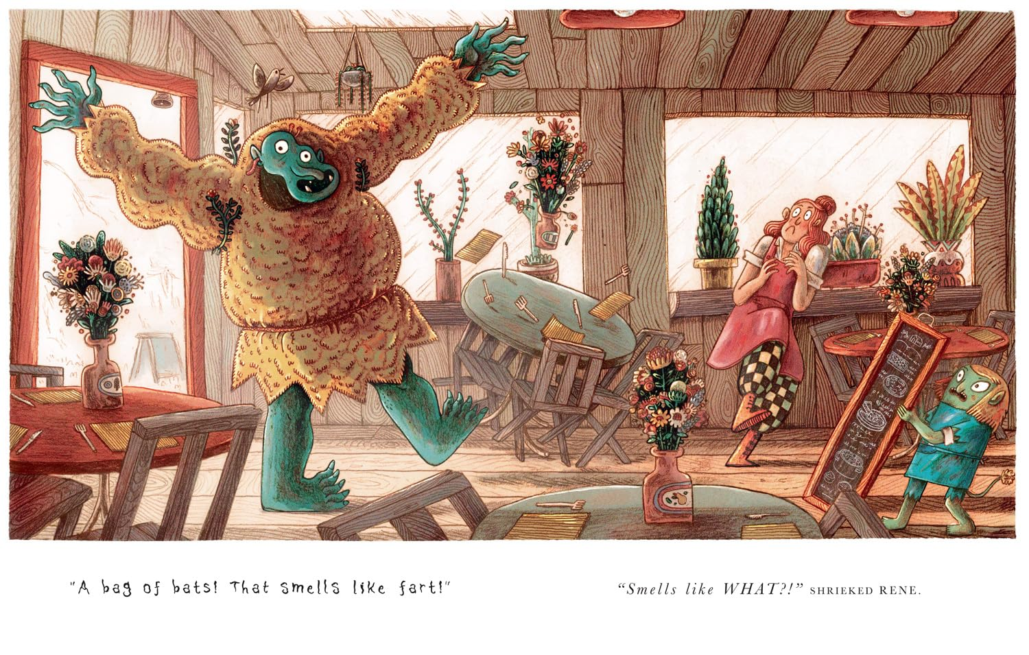 The Cafe at the Edge of the Woods: the Phenomenal and Outrageously Original New Illustrated Children&rsquo;S Picture Book Full of Mythical Creatures, Monstrous Meals and an Unusual Friendship image number 3