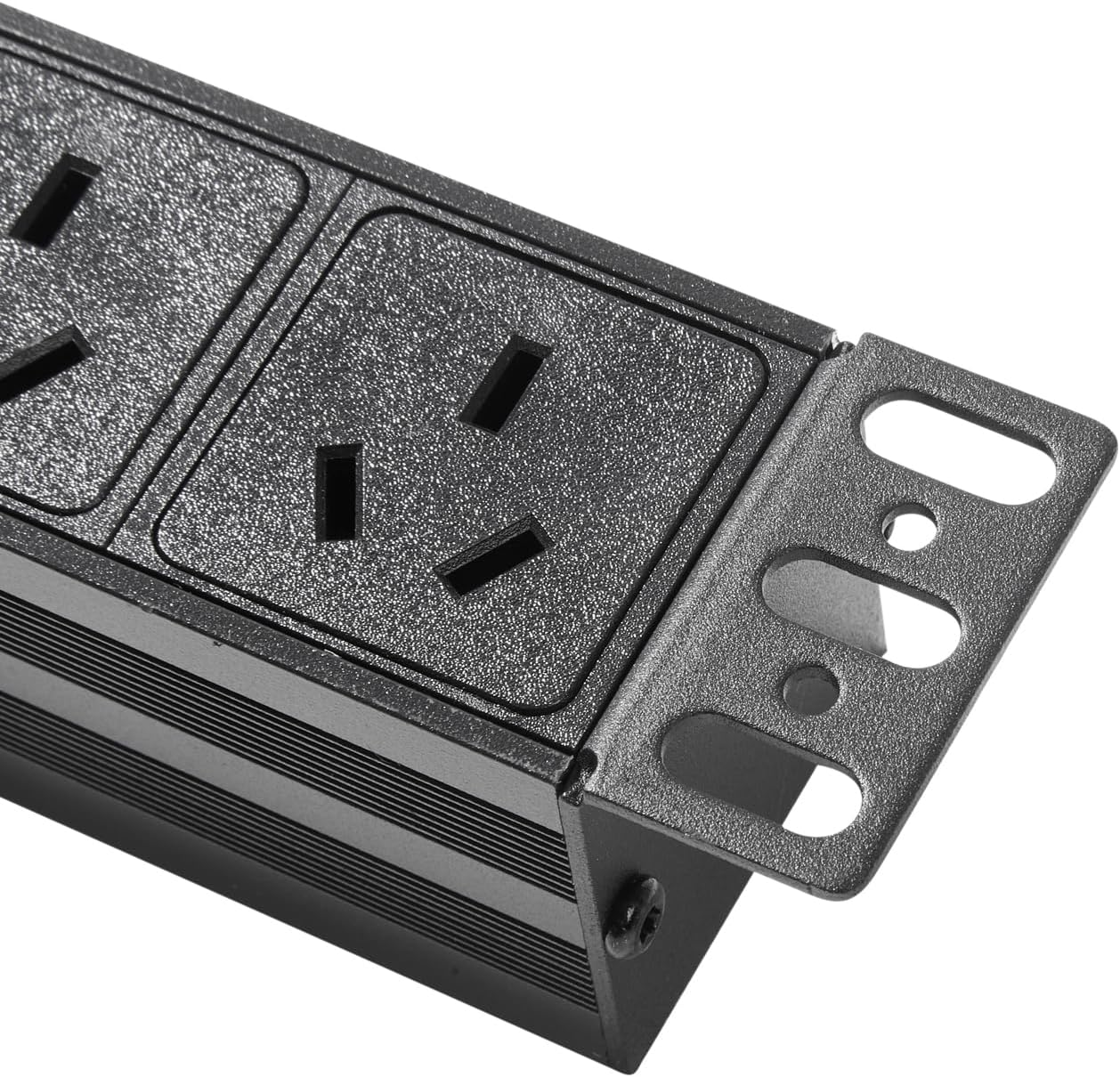 19" 1U Rack Mount PDU with Surge Power Strips 8 Way 10A 6FT Wall Mount Outlet Power Strip Heavy Duty, Power Distribution Unit for Cabinet image number 4