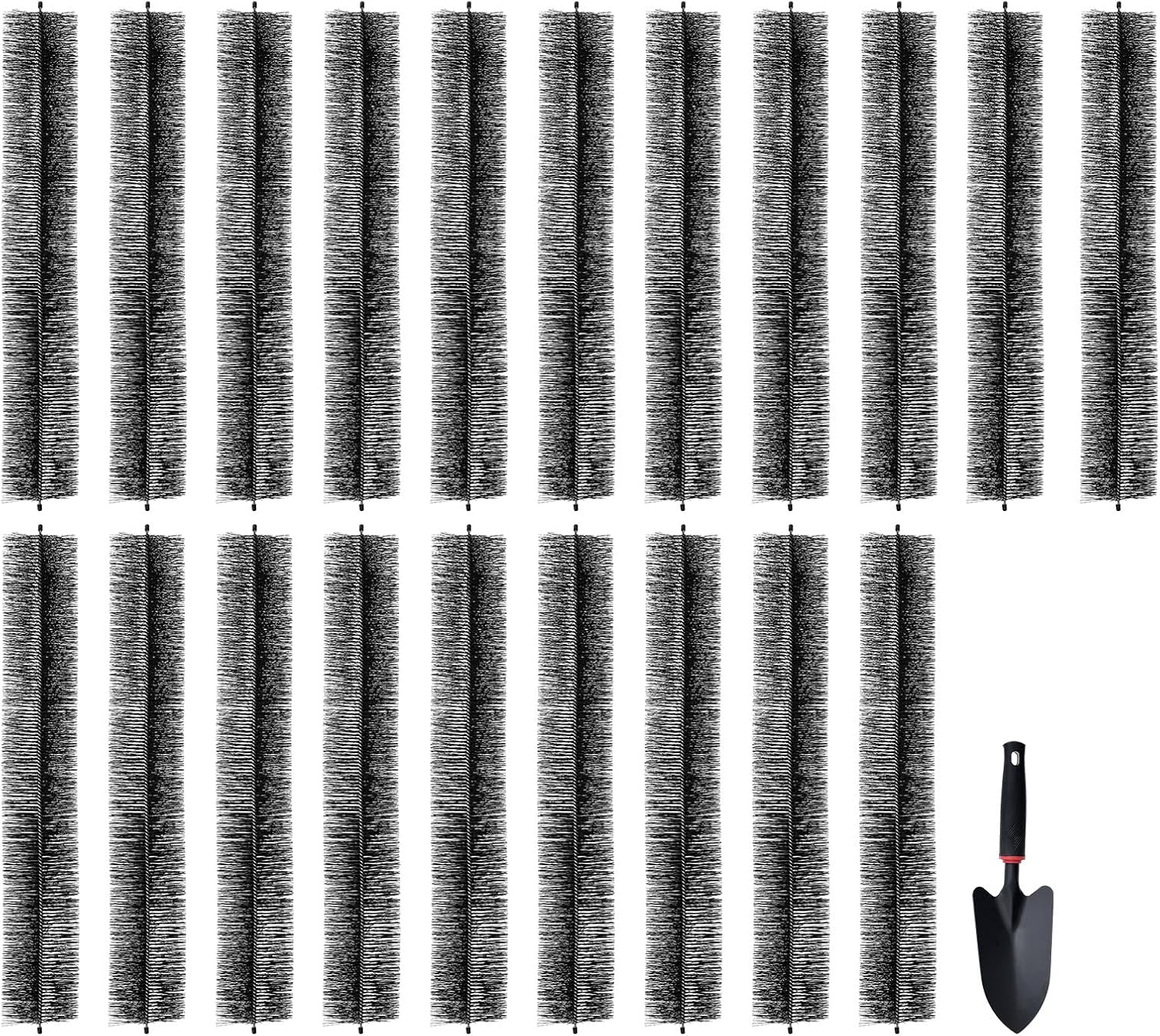 VEVOR Gutter Brush, 60 Feet Total Length 5.25 Inch Diameter Gutter Cleaning Tools, Ground-Level Gutter Brush Leaf Guard for 5 Inch Gutters, Easily Clear Roof Leaves and Debris, 20 Pack image number 5