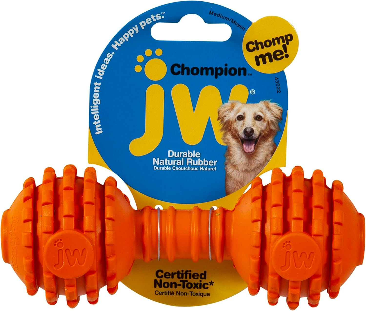 JW Pet Champion Middleweight, Asst Green, Blue, Orange, Middleweight (5.75" X 2.25" X 5.25") (43022)