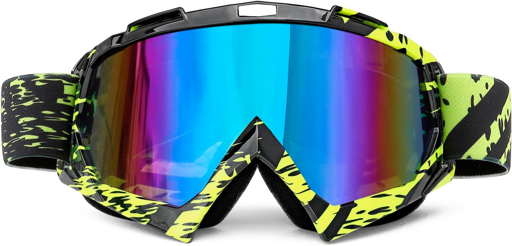 FMY Motorcycle Motocross Goggles for Men Women Youth,Anti-Scratch Dustproof UV400 ATV Dirt Bike Goggles