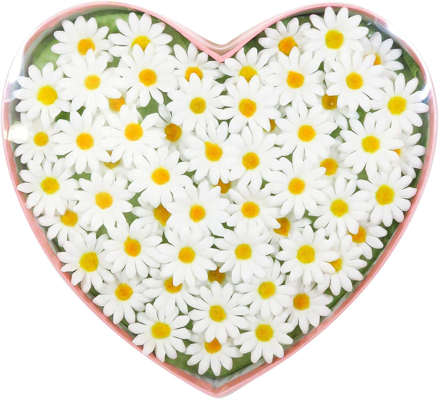 Q-FLA Bath Fragrance Bath Salt Flower Arrangement Box, Margaret Heart Box, White, W 9.1 X D 2.0 X H 8.7 Inches (23 X 5 X 22 Cm) image number 2