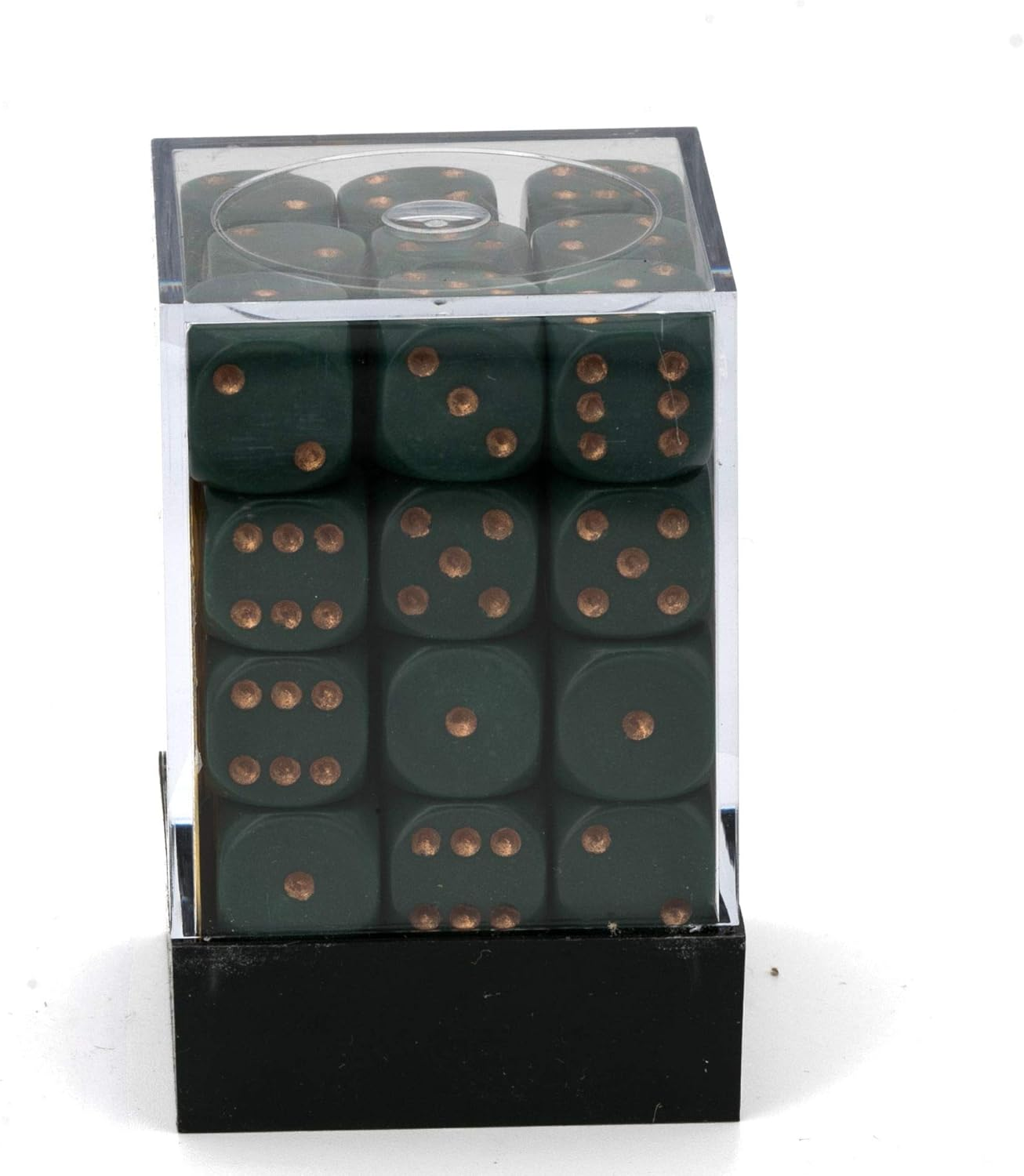 Chessex CHX25815 Dice, Green/Copper image number 3