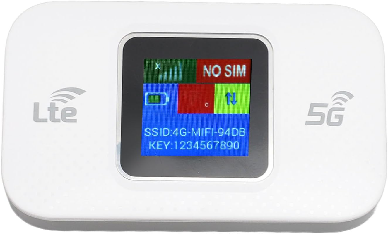 Ejoyous 4G LTE Portable Wifi Router (3000Mah) Supports 4G/3.0G Multi-Bands 300Mbps, Transmission Connects up to 10 Devices, Usb-Powered Plug & Play, for Phones/Laptops/Tvs image number 2