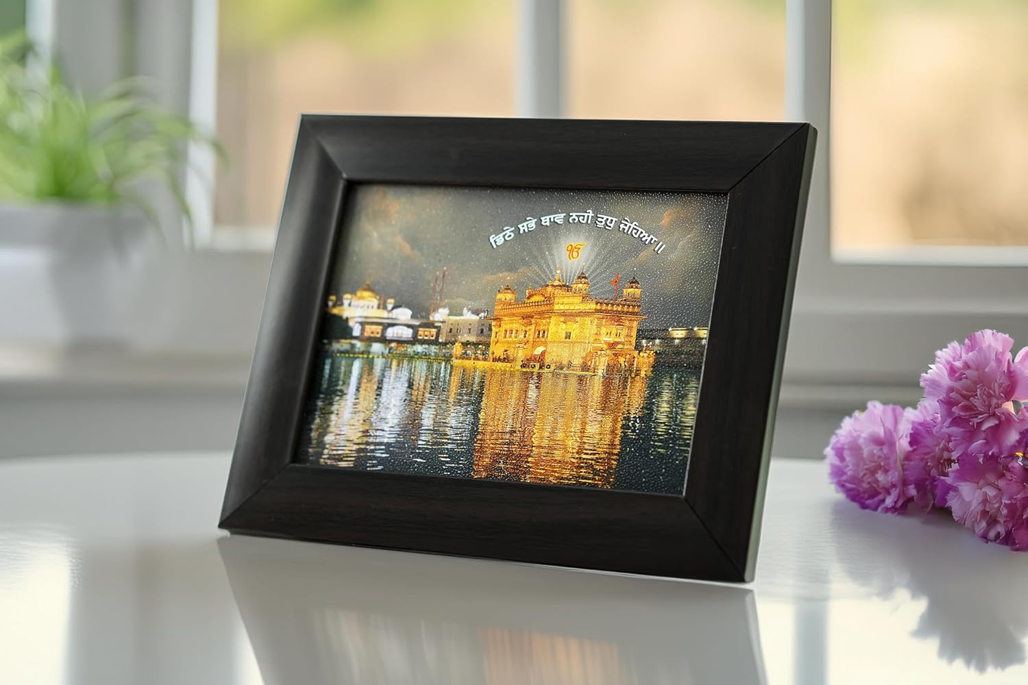 All Sikh God Picture Wall Frame (5 X 7 Inches) Guru Gobind Singh Ji Photo with Frame Nanak Dev Baba Deep Singhji Photo Frame Wall Hanging Tabletop Sikh God Photo Frame Hanging Visakhi Diwali Gift