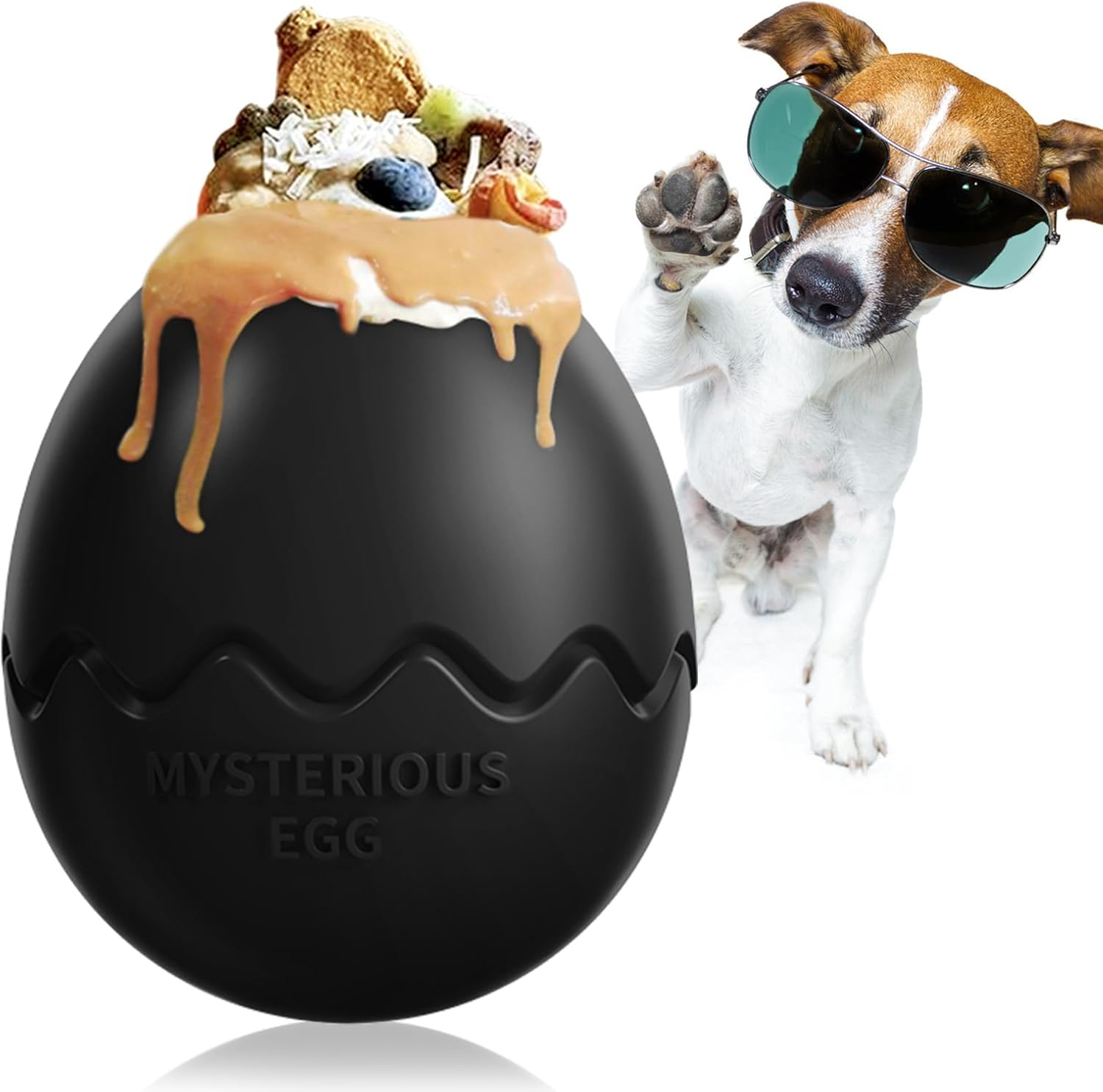 Pumpkin Squeaky Dog Toy for Medium & Large Breeds, Interactive Fetch & Chew Toy for Aggressive Chewers, Fun Halloween Theme for Playtime (Pumpkin) image number 5