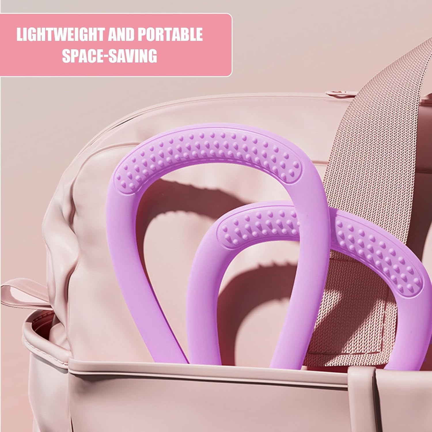 Resistance Bands with Handles &ndash;3-Pack Exercise TPE Foam Material for Arm, Back & Shoulder Workouts | Non-Slip Soft Grip for Home/Gym Use image number 3