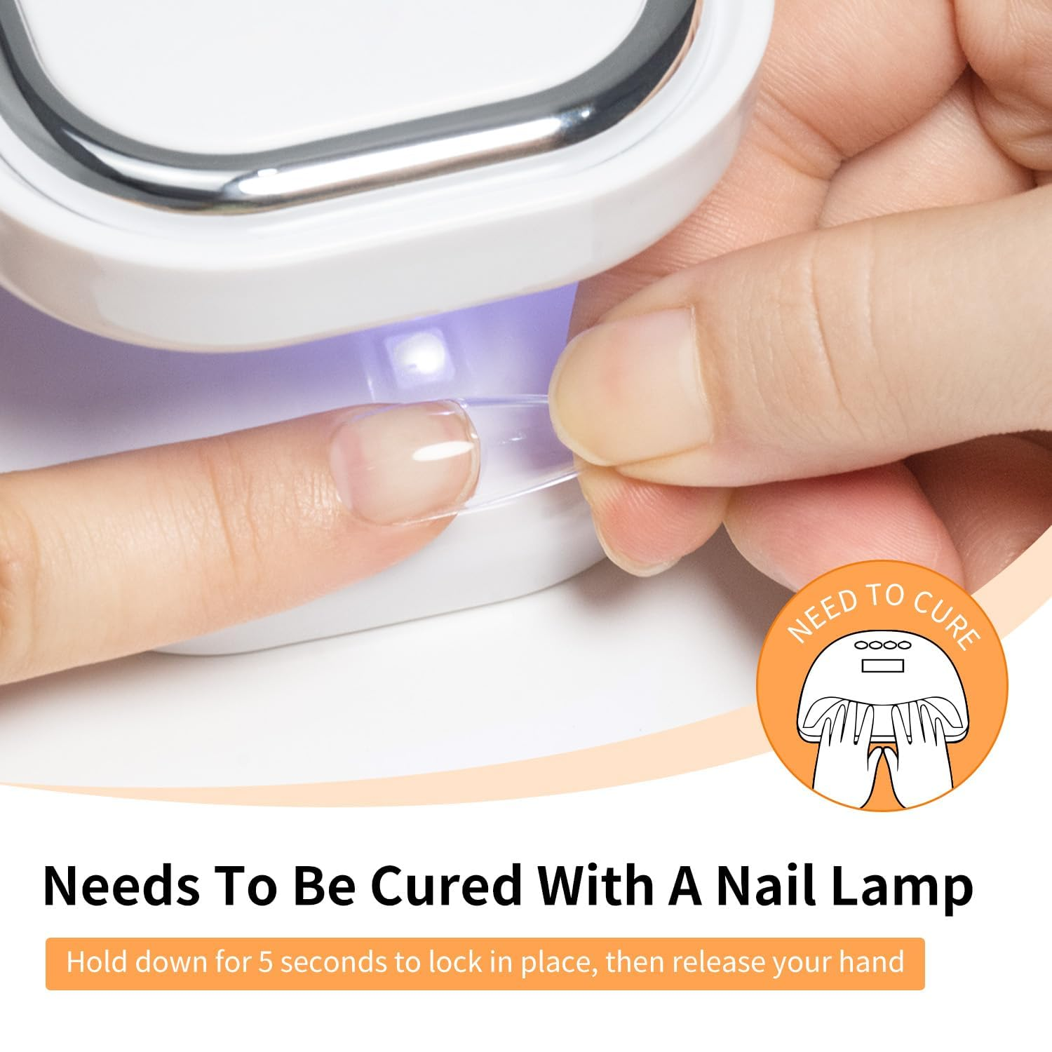 JODSONE 2 Pcs 15Ml Gel Nail Glue, 5 in 1 Nail Glue Kit for Acrylic Nails, Super Strong Brush in Nail Gel Glue for False Nails Tips image number 3