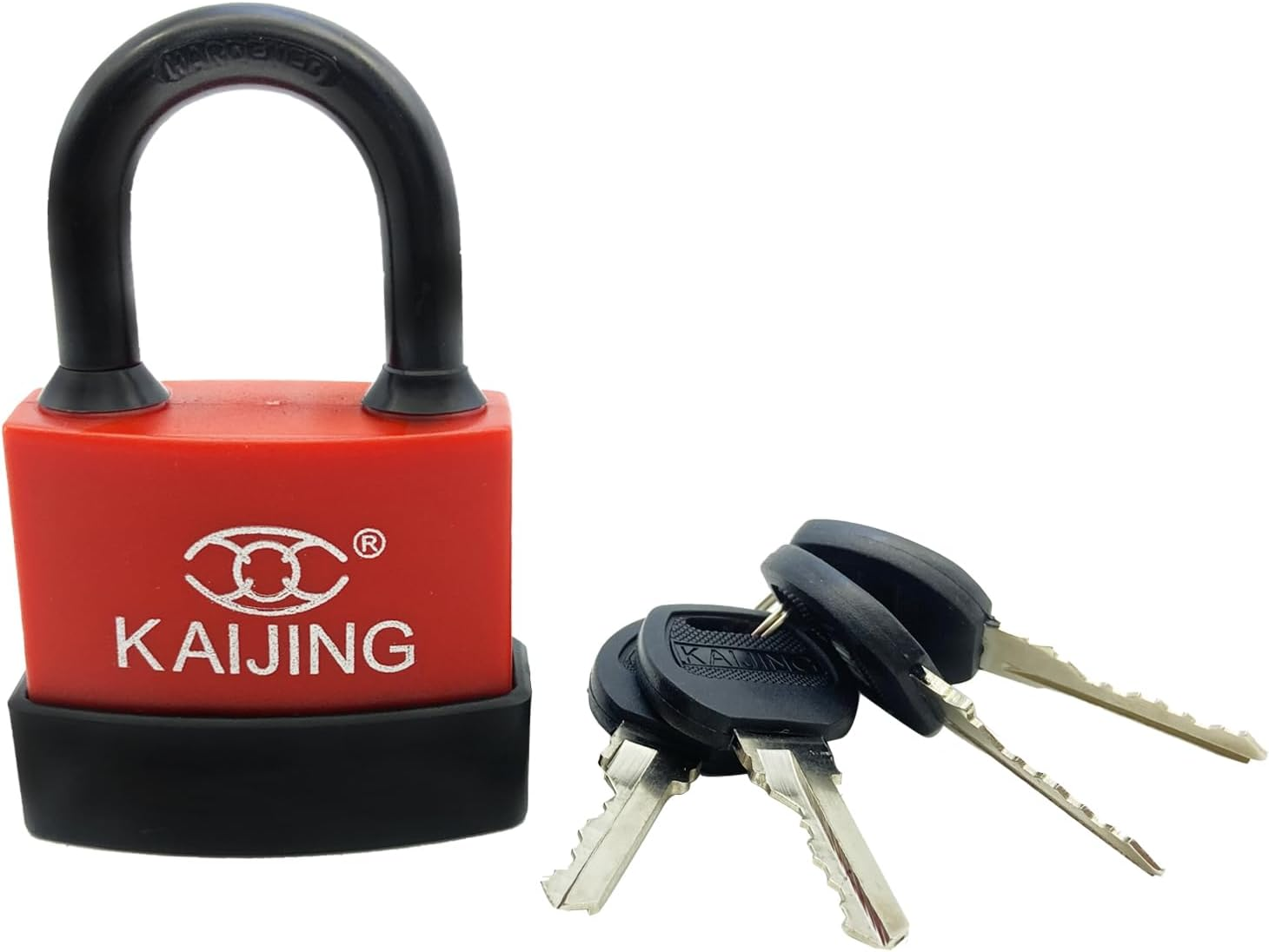 KAIHENG 50Mm Iron Pin Tumbler Padlock, Padlock with 3 Keys Outdoor, Weatherproof Heavy Duty Padlocks for Gym Locker, Warehouse, Garden Shed, Garage, Outdoor Gates image number 6