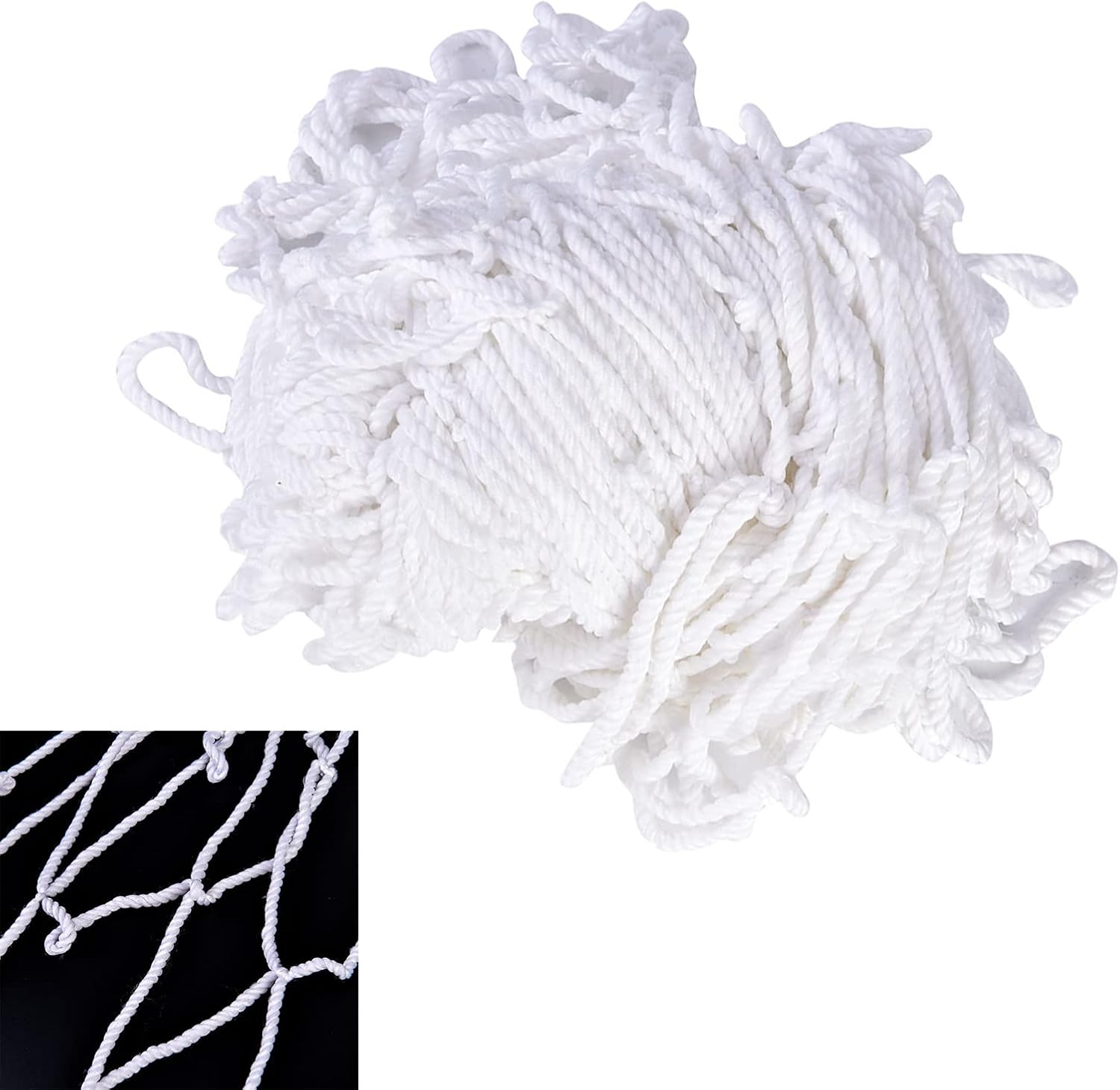 3X2M Football and Soccer Goal Net Made with Highimpact Polypropylene Fiber Ideal for Sports Matches and Training, #905 image number 6