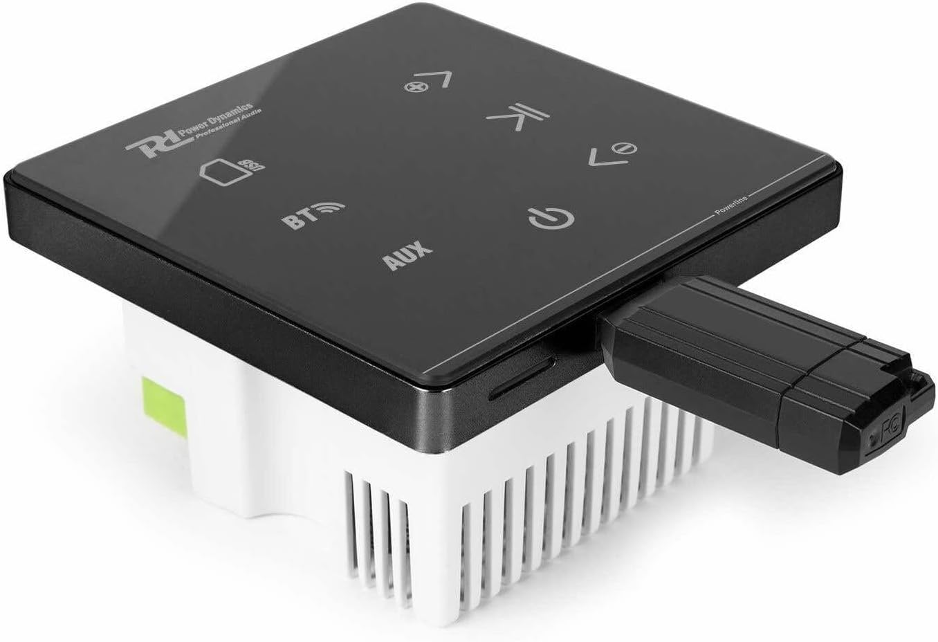 Power Dynamics Powerline A100B Bluetooth Ceiling Speaker System Package with 4X Speakers and In-Wall Amplifier image number 2